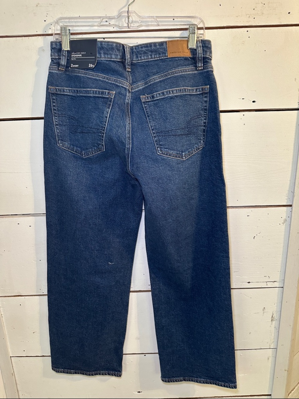 American Eagle Outfitters Womens Stovepipe Jeans 2 Short - Picture 8 of 10